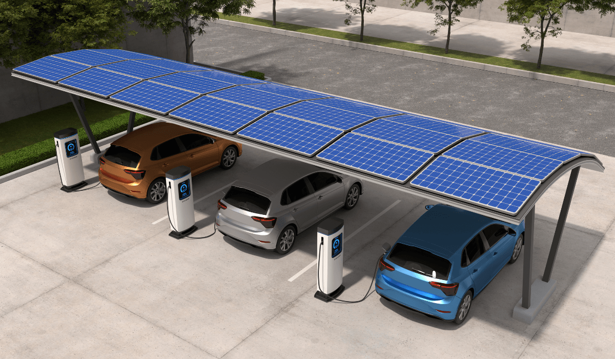 Solar carport mounting